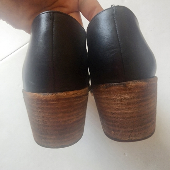 Madewell | Black Leather Ankle Boots, size 9.5 - Picture 4 of 7